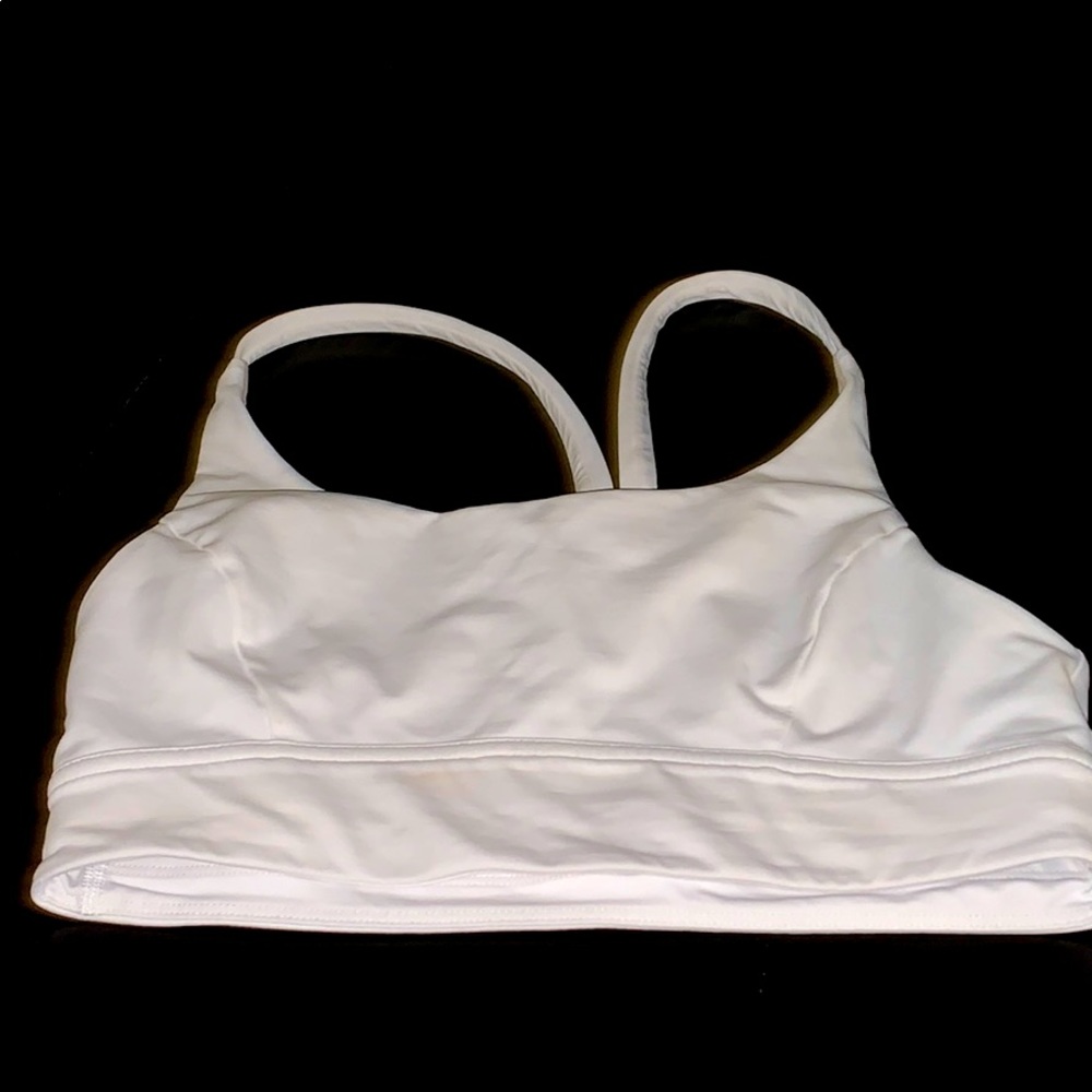 Lulu Lemon White Sports Bra